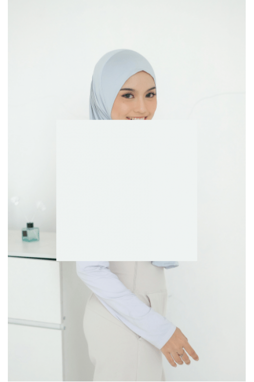 Tasya Hijab Sporty Silver